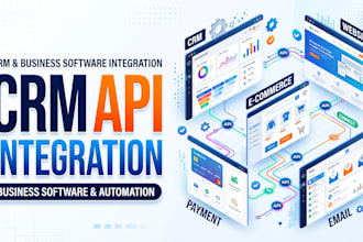 develop, integrate CRM API, business software, automation, data synchronization