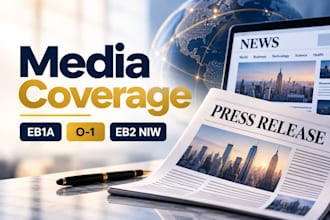 write and publish an eb1a media article for professional press coverage