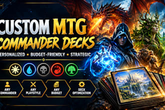 build you a magic the gathering custom commander deck