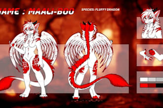 design furry reference sheet, nsfw furry ref sheet, fursona oc art for fursuit