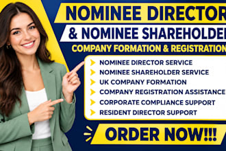provide nominee director, nominee shareholder and company formation