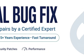 fix your drupal website bugs, errors, and broken functionality
