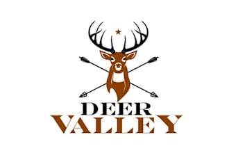 design modern deer valley hunting club logo