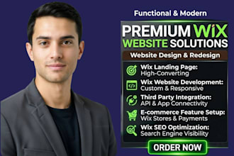 wix website design, wix website redesign build wix website development