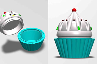 3d cad design for soap dispensers, storage containers, kitchen tools, caps, lid
