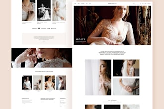 build squarespace bridal website, squarespace booking website for makeup artists