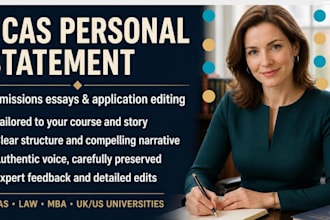 urgently edit your ucas personal statement for oxbridge and medicine within 24hr