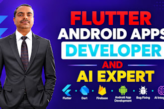 flutter mobile app and android app developer ai expert