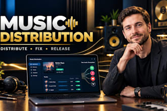 fix music issues and distribute using distrokid ditto tunecore cd baby amuse