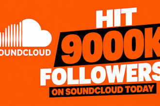do professional soundcloud promotion for music track