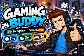 play games with you and chat in portuguese or spanish
