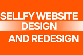 sellfy design and redesign your store