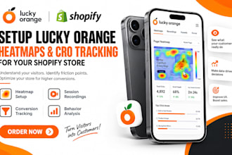 setup lucky orange heatmaps and cro tracking for your shopify store