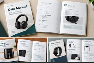 design instruction manual user guide product user manual