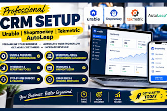 setup urable shopmonkey tekmetric autoleap CRM gohighlevel automation