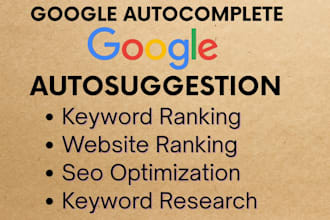 keyword ranking, website ranking, autocomplete, autosugestion
