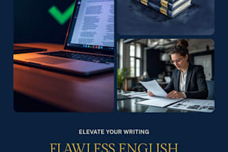 proofread, edit and polish articles or emails
