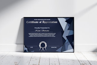 design professional custom certificates and diplomas