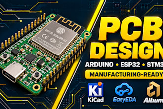 do schematic design, pcb board design, pcb layout, arduino pcb, esp32 stm32 pcb