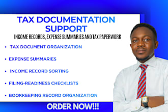 efile and organize tax documents and prepare records for tax filing