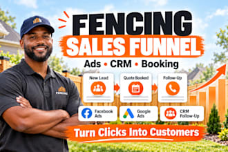 fencing leads fence installation leads facebook meta ads google ads sales funnel