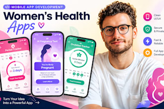 develop period tracker app, ai pregnancy test app, ovulation tracker mobile app