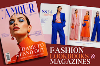 create fashion lookbooks, product booklets, catalogs and magazine covers