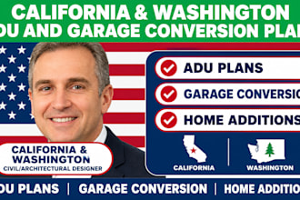 design california and washington adu and garage conversion plans