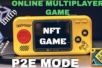 develop a p2e nft game, 3d crypto game, nft characters and multiplayer game