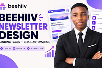 design beehiiv newsletter design beehive landing page beehiv ai email automation