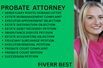 be your probate lawyer for succession, executor removal and estate mismanagement
