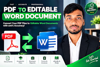 convert PDF to editable word  or word to PDF