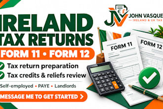 prepare your ireland tax return form 11 form 12, claim credits, avoid surcharge