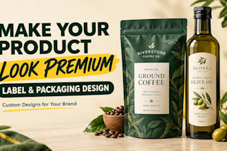 design product labels and packaging