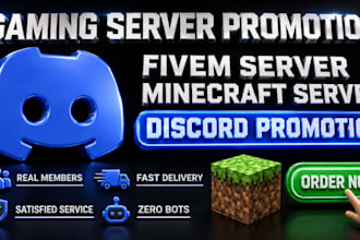 discord promotion, rust, fivem, minecraft, dayz