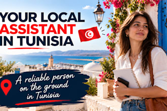 be your local assistant in tunisia for tasks and research