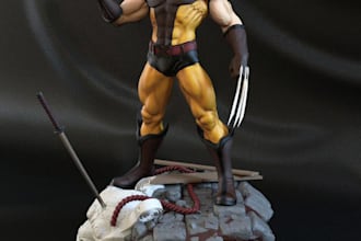 zbrush 3d sculpture, anime figure,collectible statue, stl model,character sculpt