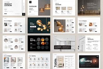 design product catalogue, booklet magazine  pricelist, lookbook and sellsheet