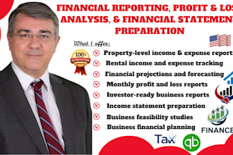 do CPA financial audit report audit profit and loss financial forecast cashflow