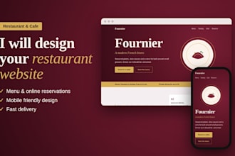 design your restaurant website