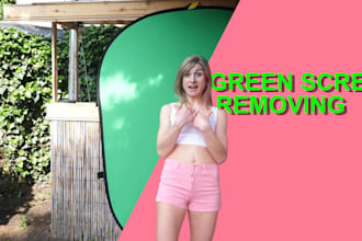do green screen removal, rotoscoping, and video background cleanup