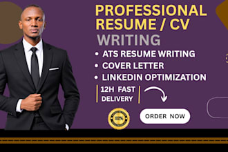 create a professional resume CV and linkedin profile