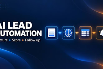 automate lead capture, ai scoring and CRM follow up with n8n