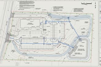 design site plan, site grading plan, stormwater management, erosion control