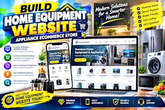 build home equipment website appliance ecommerce store
