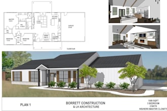 create custom barndominium floor plans and architectural elevations
