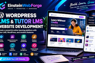build a wordpress lms website, tutor lms, online course