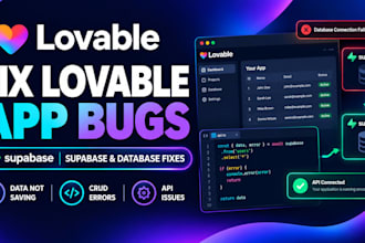lovable app bugs supabase database errors data not saving crud and API issues