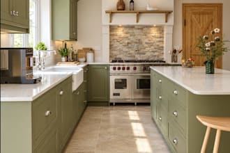 create realistic 3d kitchen cabinet designs and renderings