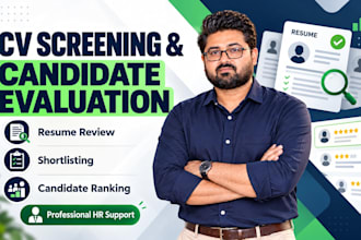 screen resumes and shortlist the best candidates for you